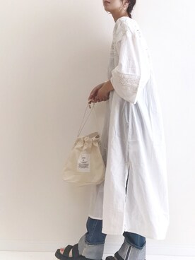 「CONVERSE TOKYO（コンバーストウキョウ）のアイテム」を使った、haru さん（レディース・161cm）の夏コーディネート