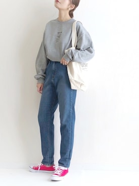 「SEVENDAYS=SUNDAY（セブンデイズサンデイ）のアイテム」を使った、haru さん（レディース・161cm）の秋コーディネート