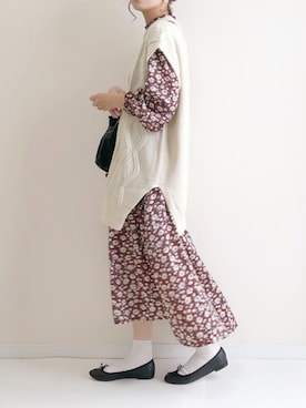 「GRL（グレイル）のアイテム（ブレスレット）」を使った、haru さん（レディース・161cm）の秋コーディネート