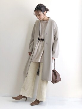 「JOURNAL STANDARD relume（ジャーナルスタンダード　レリューム）のアイテム（その他アウター）」を使った、haru さん（レディース・161cm）の秋コーディネート