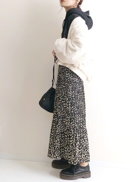 「RETRO GIRL（レトロガール）のアイテム（ジャケット/アウター）」を使った、haru さん（レディース・161cm）の秋コーディネート