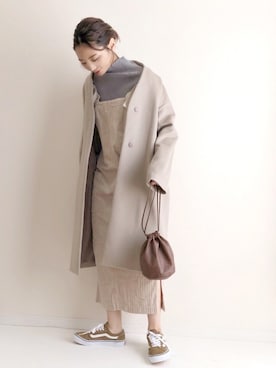 「JOURNAL STANDARD relume（ジャーナルスタンダード　レリューム）のアイテム（その他アウター）」を使った、haru さん（レディース・161cm）の秋コーディネート