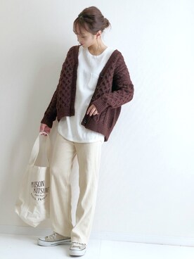 「AZUL ENCANTO」｜haru さん（レディース・161cm）の冬コーディネート