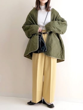 「MKT」｜haru さん（レディース・161cm）の冬コーディネート