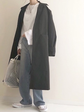 「JEANASIS（ジーナシス）のアイテム（アクセサリー）」を使った、haru さん（レディース・161cm）の春コーディネート