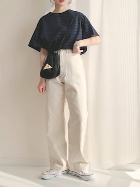 「AZUL ENCANTO」｜haru さん（レディース・161cm）の春コーディネート