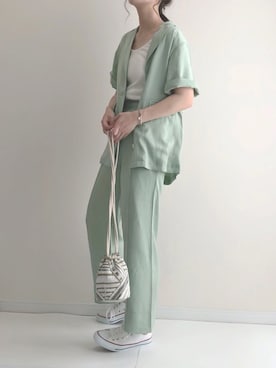 「jouetie（ジュエティ）のアイテム（ジャケット/アウター）」を使った、haru さん（レディース・161cm）の春コーディネート