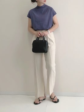 「via j（ヴィアジェイ）のvia j (ヴィアジェイ)  指ぬきビーチサンダル（ビーチサンダル）」を使った、haru さん（レディース・161cm）の春コーディネート