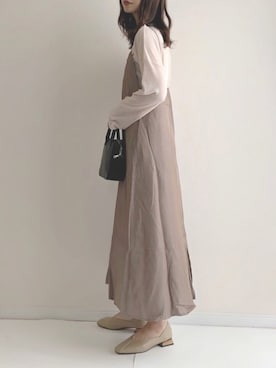 「シースルー」｜「アイテム（メッセンジャーバッグ）」を使った、haru さん（レディース・161cm）の春コーディネート