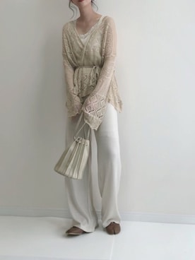 「croire（クルア）のアイテム」を使った、haru さん（レディース・161cm）の春コーディネート