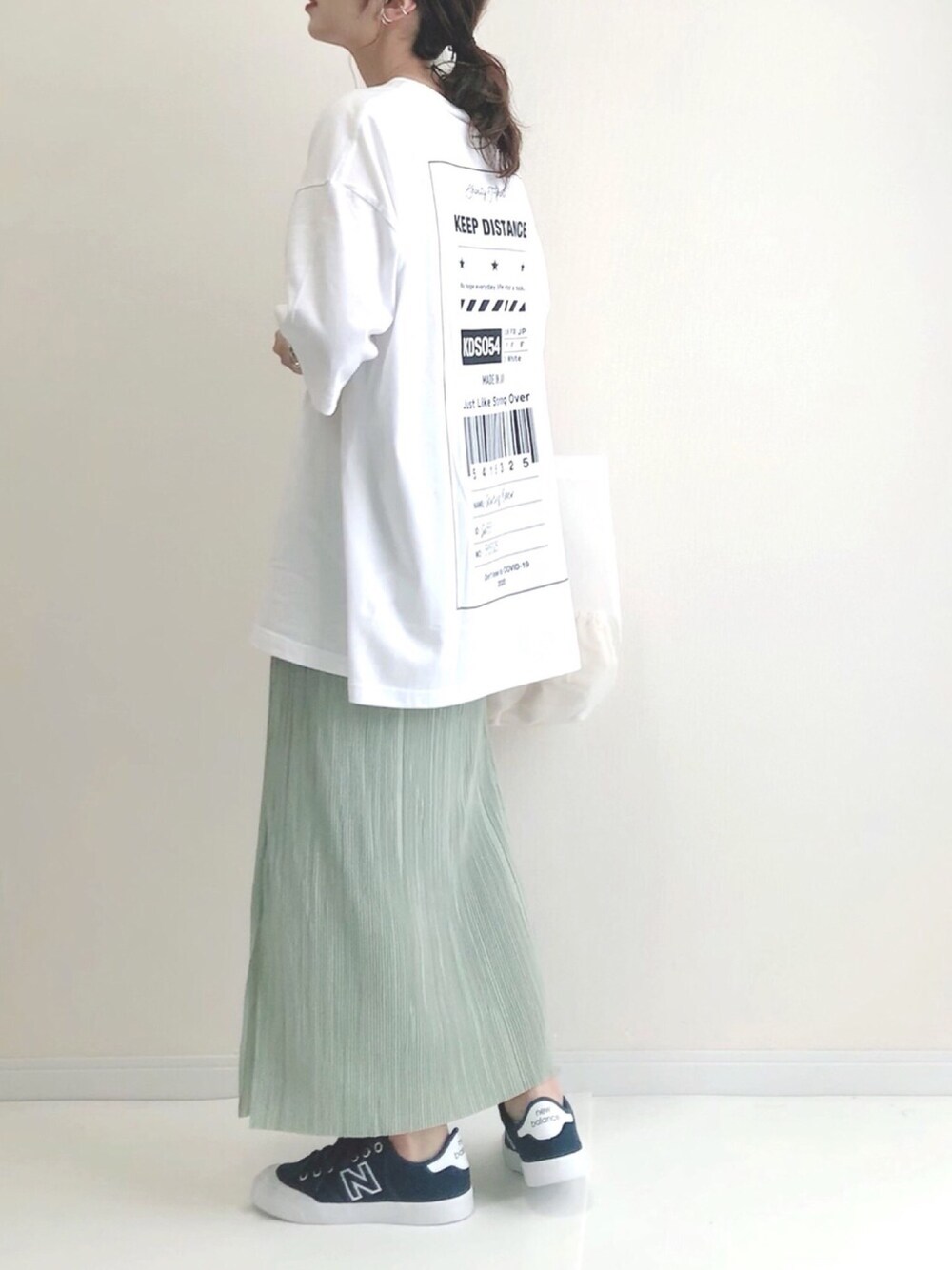 haru さんの「プリーツTシャツ＆スカートSET（DHOLIC）」を使ったコーディネート