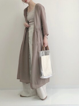 「Libra Cue（リブラ キュー）のアイテム（ワンピース/ドレス）」を使った、haru さん（レディース・161cm）の夏コーディネート