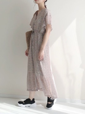 「BASE（ベース）のアイテム」を使った、haru さん（レディース・161cm）の夏コーディネート