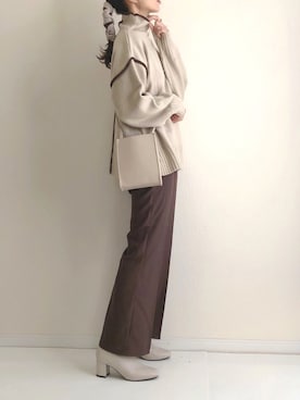 「Juze（ジュゼ）のアイテム」を使った、haru さん（レディース・162cm）の秋コーディネート