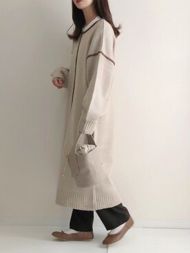 「GUSCIO（グッシオ）のアイテム」を使った、haru さん（レディース・162cm）の秋コーディネート
