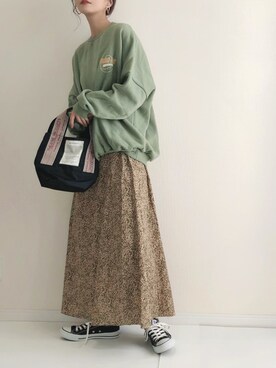 「CLEA（クレア）のアイテム（トップス）」を使った、haru さん（レディース・162cm）の冬コーディネート