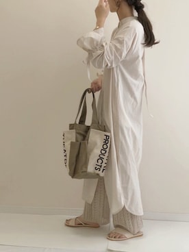 「onetome（ワントゥーミー）のアイテム」を使った、haru さん（レディース・162cm）の春コーディネート