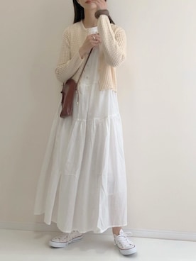 「kivi（キヴィ）のアイテム」を使った、haru さん（レディース・162cm）の春コーディネート