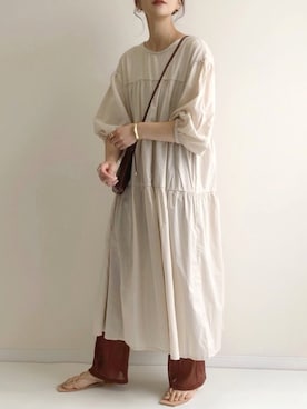 「Wefst（ウェスト）のアイテム」を使った、haru さん（レディース・162cm）の夏コーディネート