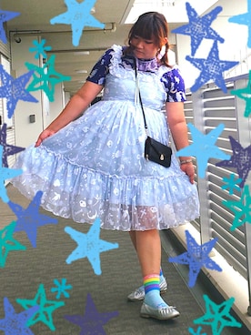 「Nile PERCH（ナイルパーチ）のアイテム（トップス）」を使った、Matsuruさん（レディース・166cm）の夏コーディネート