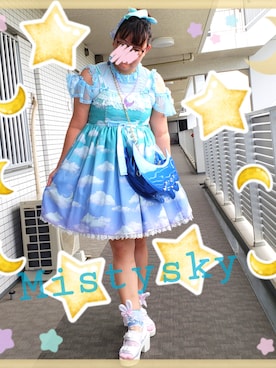 Angelic Prettyのジャンパースカート（ブルー系）を使った人気