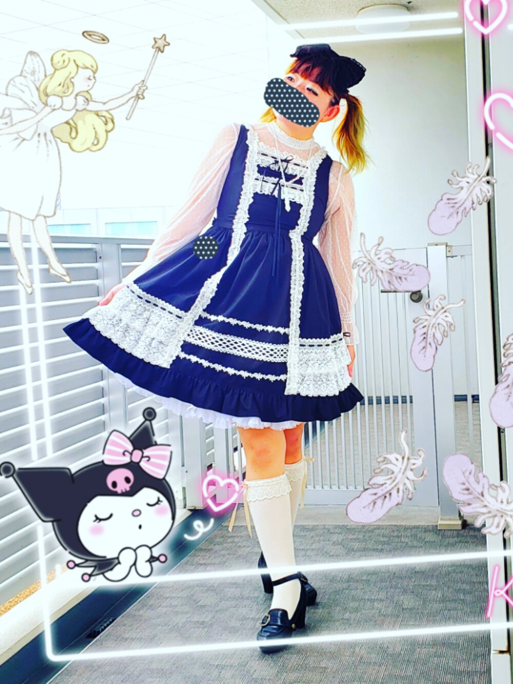 BABY 猫耳 しっぽ Salon de the Minette JSK BABY 猫耳 しっぽ Salon de the Minette JSK