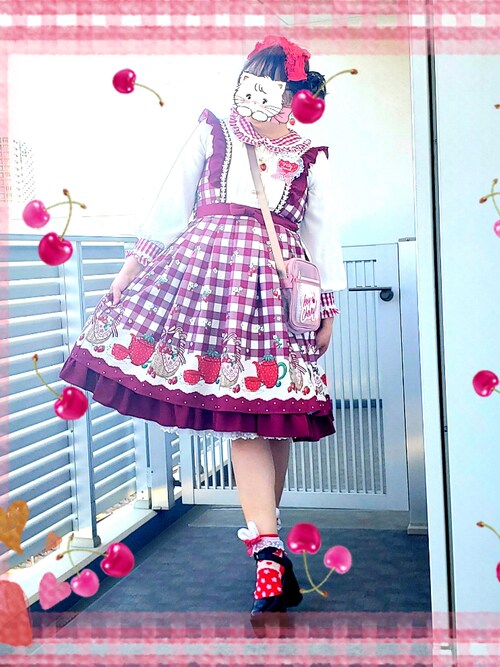 Matsuru｜axes femme kawaiiのジャンパースカートを使ったコーディネート - WEAR