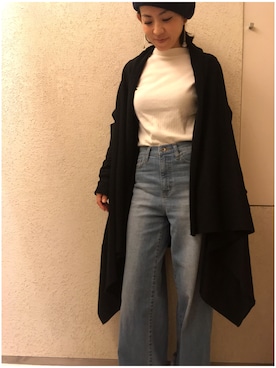 「OAK（オーク）のアイテム」を使った、makoさん（レディース・152cm）の秋コーディネート