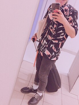 「CeLL（セル）のアイテム」を使った、Oki Shogoさん（メンズ・162cm）の夏コーディネート