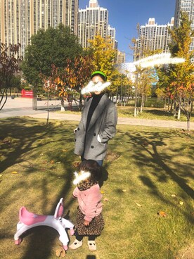 「NOのアイテム（フォーマルスーツ/小物）」を使った、diiidiiさん（レディース・164cm）の秋コーディネート