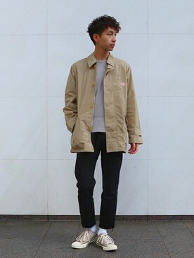 「417 EDIFICE（フォーワンセブンエディフィス）のアイテム（スニーカー）」を使った、Ryoさん（メンズ・178cm）の春コーディネート