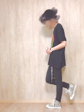 「ETHOSENS（エトセンス）のアイテム（ベルト）」を使った、こーさん（メンズ・175cm）の夏コーディネート