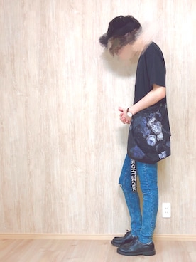 「ETHOSENS（エトセンス）のアイテム（ベルト）」を使った、こーさん（メンズ・175cm）の秋コーディネート