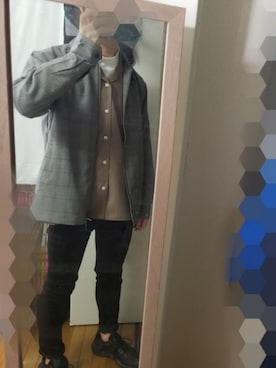 「いいね返し」｜「アイテム（その他アウター）」を使った、しろえ さん（メンズ・170cm）の秋コーディネート