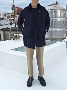 「BEAMS BOY（ビームスボーイ）のアイテム（ジャケット/アウター）」を使った、Y Selectさん（メンズ・174cm）の冬コーディネート