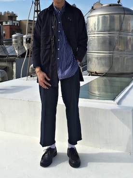 「BEAMS BOY（ビームスボーイ）のアイテム（ジャケット/アウター）」を使った、Y Selectさん（メンズ・174cm）の冬コーディネート