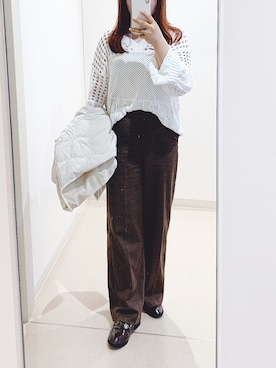 「キルティングコート」｜ねるさん（レディース・153cm）の秋コーディネート