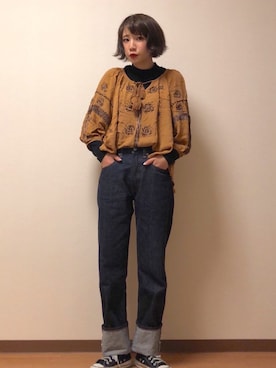 も も かさん（レディース・157cm）の秋コーディネート