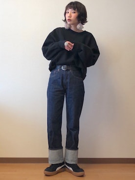 も も かさん（レディース・157cm）の冬コーディネート