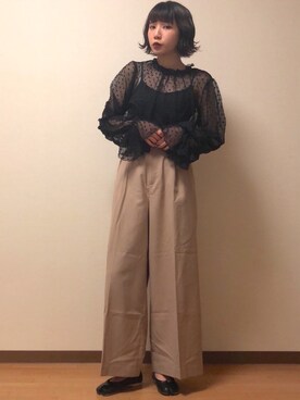 も も かさん（レディース・157cm）の冬コーディネート