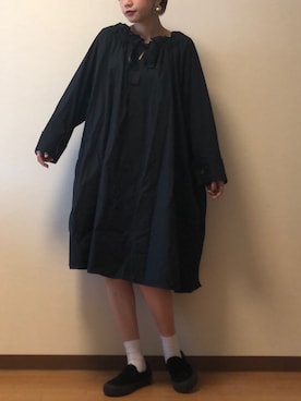 「アイテム（ピアス（両耳用））」を使った、も も かさん（レディース・157cm・20代）の秋コーディネート