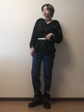 「70's」｜「アイテム（その他）」を使った、も も かさん（レディース・157cm）の秋コーディネート