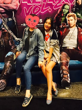 「movieday」｜Monica不会喉咙痛さん（レディース・163cm）の春コーディネート