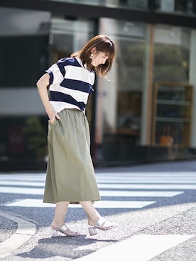 nano・universe webeditorさん（レディース・162cm）の夏コーディネート