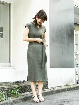 nano・universe webeditorさん（レディース・162cm）の夏コーディネート