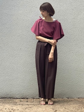 nano・universe webeditorさん（レディース・162cm）の春コーディネート