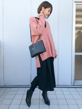 「HALIN（ハリン）のアイテム」を使った、nano・universe webeditorさん（レディース・162cm）の秋コーディネート