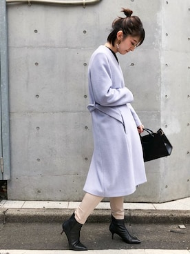 「HASHIBAMI（ハシバミ）のアイテム（バッグ）」を使った、nano・universe webeditorさん（レディース・162cm）の秋コーディネート