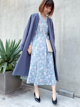 「春アウター」｜nano・universe webeditorさん（レディース・162cm）の春コーディネート