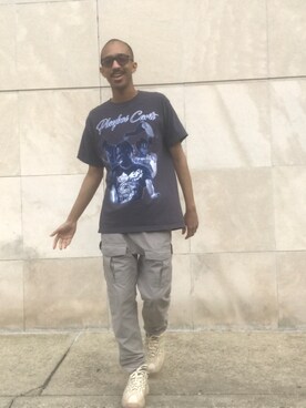 「rag & bone（ラグアンドボーン）のアイテム（パンツ）」を使った、Lorenzo Hattoriさん（メンズ・170cm）の冬コーディネート